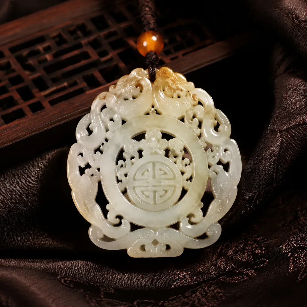 和田玉龙牌